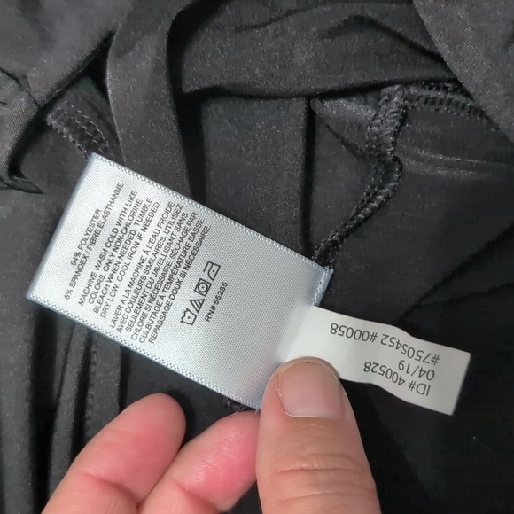 EXPRESS Satin Black Flutter Sleeve Wrap Front Bodysuit Women's Size Small - Picture 13 of 13